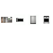 Frigidaire Professional 4 Stainless : SLIDE IN INDUCTION RANGE CONVECTION OVEN, OTR CONVECTION MW, 47 dBA DW, 20CF FRIDGE