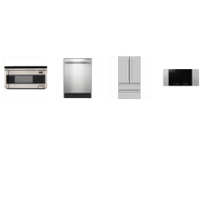 Sharp 4 STAINLESS STEEL APPLIANCE PKG : 30 in. Induction Cooktop, OTR Carousel MW, 45 dB Dishwasher, French 4-Door Counter-Depth Refrigerator Sharp 4 STAINLESS STEEL APPLIANCE PKG : 30 in. Induction Cooktop, OTR Carousel MW, 45 dB Dishwasher, French 4-Door Counter-Depth Refrigerator