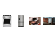 Kitchenaid 4 Stainless : Gas Slide-In Range True Convection Oven Baking Drawer, 1.9CF OTR MW 400CFM, 44 dBA DW, 26.2 Cu. Ft. French 4-Door Refrigerator EXT WD