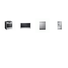 LG 4 STAINLESS : Convection InstaView Gas Slide-In Range Air Fry, 2.1 cu. ft. OTR MW ExtendaVent, Dishwasher TrueSteam 44 dBA, Counter-Depth Zero Clearance 3-Door French Door Refrigerator WD Craft Ice