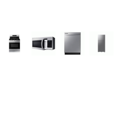 Samsung 4 STAINLESS : Gas Range Convection Oven Air Fry, OTR MW, 28"W 18 cu. ft. Top Freezer Refrigerator Ice Maker Samsung 4 STAINLESS : Gas Range Convection Oven Air Fry, OTR MW, 28"W 18 cu. ft. Top Freezer Refrigerator Ice Maker