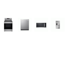 LG 4 STAINLESS : Fan Convection Oven Electric Range Air Fry, 1.8CF OTR MW, Dishwasher 3RD RACK 46 dBA, Counter-Depth French Door Refrigerator Dual Ice Makers EXT WD