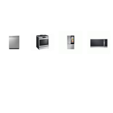 LG 4 STAINLESS : Convection InstaView Oven Gas Slide-in Range Air Fry, 1.8CF OTR MW, Dishwasher 48 dBA, InstaView Counter-Depth MAX French Door Refrigerator Internal Water Dispenser Ice Maker