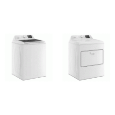 Whirlpool 4.2-4.3CF Top Load Washer 2-in-1 Removable Agitator And 7.0 cu. ft. Electric Dryer Adaptive Wrinkle Shield - White -