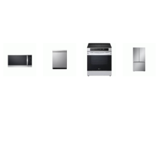 LG 4 STAINLESS : Induction Slide-in Range Convection Air Fry, 1.8CF OTR MW, 27 cu. ft. Smart Counter-Depth MAX French Door Refrigerator Internal Water Disp Ice maker, TrueSteam Dishwasher 44 dBA