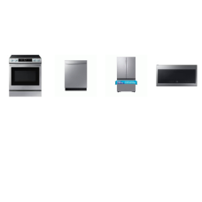 SAMSUNG 4 STAINLESS : Slide-in Electric Range Convection+ OVEN Air Fry, 2.1CF OTR Microwave, 51dBA Dishwasher, Counter Depth 3-Door French Door Refrigerator Dual Auto Ice Maker SAMSUNG 4 STAINLESS : Slide-in Electric Range Convection+ OVEN Air Fry, 2.1CF OTR Microwave, 51dBA Dishwasher, Counter Depth 3-Door French Door Refrigerator Dual Auto Ice Maker