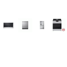 LG 4 STAINLESS : SLIDE GAS RANGE Fan Convection OVEN AIR FRY, 2.1CF OTR MW ExtendaVent, TrueSteam Dishwasher 44 dBA, Counter-Depth Zero Clearance French Door Refrigerator EXT WD