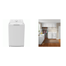 Frigidaire 27.75"W 4.1 Cu. Ft. Top Load Washer And 7 Cu. Ft. Electric Dryer White Frigidaire 27.75"W 4.1 Cu. Ft. Top Load Washer And 7 Cu. Ft. Electric Dryer White