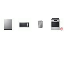 LG 4 STAINLESS : Electric Slide-in Range InstaView ProBake Convection Oven Air Fry, 1.8CF OTR MW, Dishwasher 46 dBA, 32CF French Door Refrigerator Internal Water Dispenser Ice Maker 
