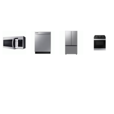 SAMSUNG 4 STAINLESS : Slide-In Gas Range Convection Oven Air Fry, OTR MW, 53 dBA Dishwasher, Counter Depth French Door Refrigerator AutoFill Water Pitcher Ice Maker SAMSUNG 4 STAINLESS : Slide-In Gas Range Convection Oven Air Fry, OTR MW, 53 dBA Dishwasher, Counter Depth French Door Refrigerator AutoFill Water Pitcher Ice Maker