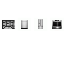 KitchenAid 4 Stainless : 30" 5-Burner Gas Cooktop, 30"W Single Wall Oven True Convection Air Fry, 44 dBA Dishwasher 360° Max Jets, 30CF French Door Refrigerator EXT WD KitchenAid 4 Stainless : 30" 5-Burner Gas Cooktop, 30"W Single Wall Oven True Convection Air Fry, 44 dBA Dishwasher 360° Max Jets, 30CF French Door Refrigerator EXT WD