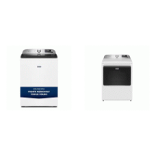 Maytag 5.2 Cu. Ft. Top Load Agitator Washer And 7.4 Cu. Ft. Top Load Electric Dryer - White -
