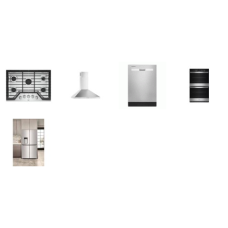Whirlpool 5 STAINLESS : 30" 5BRS GAS COOKTOP, 30" Chimney Range Hood 400 CFM, 55dBA Dishwasher, 30" Double Electric Wall Oven, Counter Depth FRENCH 4 Door Refrigerator EXT WD Whirlpool 5 STAINLESS : 30" 5BRS GAS COOKTOP, 30" Chimney Range Hood 400 CFM, 55dBA Dishwasher, 30" Double Electric Wall Oven, Counter Depth FRENCH 4 Door Refrigerator EXT WD