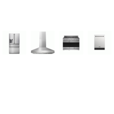 Thor Kitchen 4 Stainless : 48" Gas Range Convection Double Oven , 48" Hood 800 CFM, Dishwasher 47 dB, 28.9CF French Door Refrigerator External Water & Ice Dispenser with Dual Ice Makers