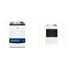 Maytag Pet Pro Extra Power Sanitize Cycle Oxi 5.2CF Top Load Washer And 7.4CF Electric Dryer - WHITE - Maytag Pet Pro Extra Power Sanitize Cycle Oxi 5.2CF Top Load Washer And 7.4CF Electric Dryer - WHITE -