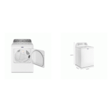 Maytag Top Load Washer Deep Fill  3.8CF And Electric Dryer Extra Power 7.0CF - WHITE -