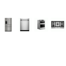 kitchenaid 4 stainless : 36"W GAS COOKTOP, Dishwasher 47DBA, 27" Combo Wall Oven Microwave, 26.2CF French 4-Door Refrigerator EXT WD kitchenaid 4 stainless : 36"W GAS COOKTOP, Dishwasher 47DBA, 27" Combo Wall Oven Microwave, 26.2CF French 4-Door Refrigerator EXT WD