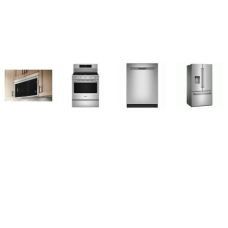 Maytag 4 Fingerprint Resistant STAINLESS : Gas Range Convection Oven Griddle Air Fry, Flush Built-In OTR MW, PowerBlast Dishwasher 47dBA, 30CF French Door Refrigerator EXT WD